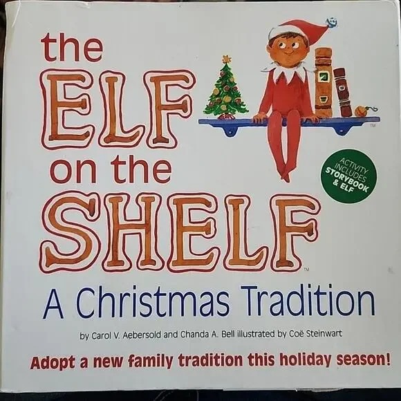 Elf on the Shelf : A Christmas Tradition Book And Elf Doll Figure Figurine Boy - Picture 1 of 4